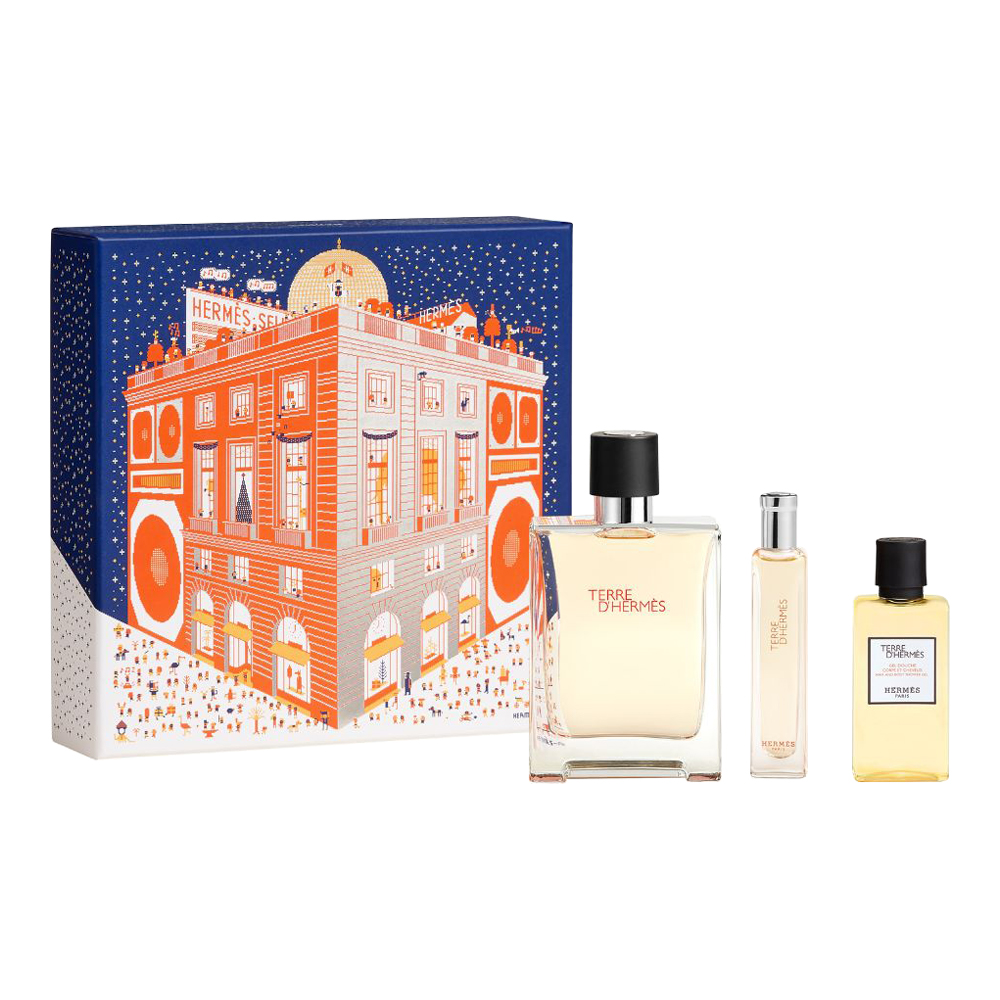 Terre D'Hermes Eau De Toilette Gift Set (Holiday Limited Edition)