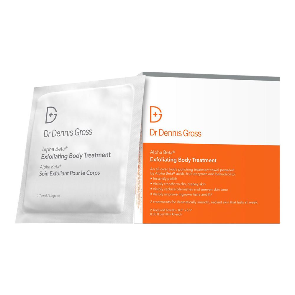 Alpha Beta Exfoliating Body Treatment Towel