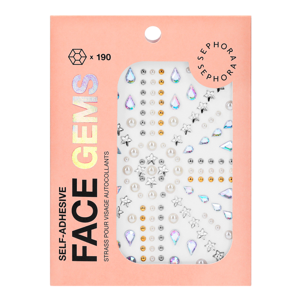 Self-Adhesive Face Gems