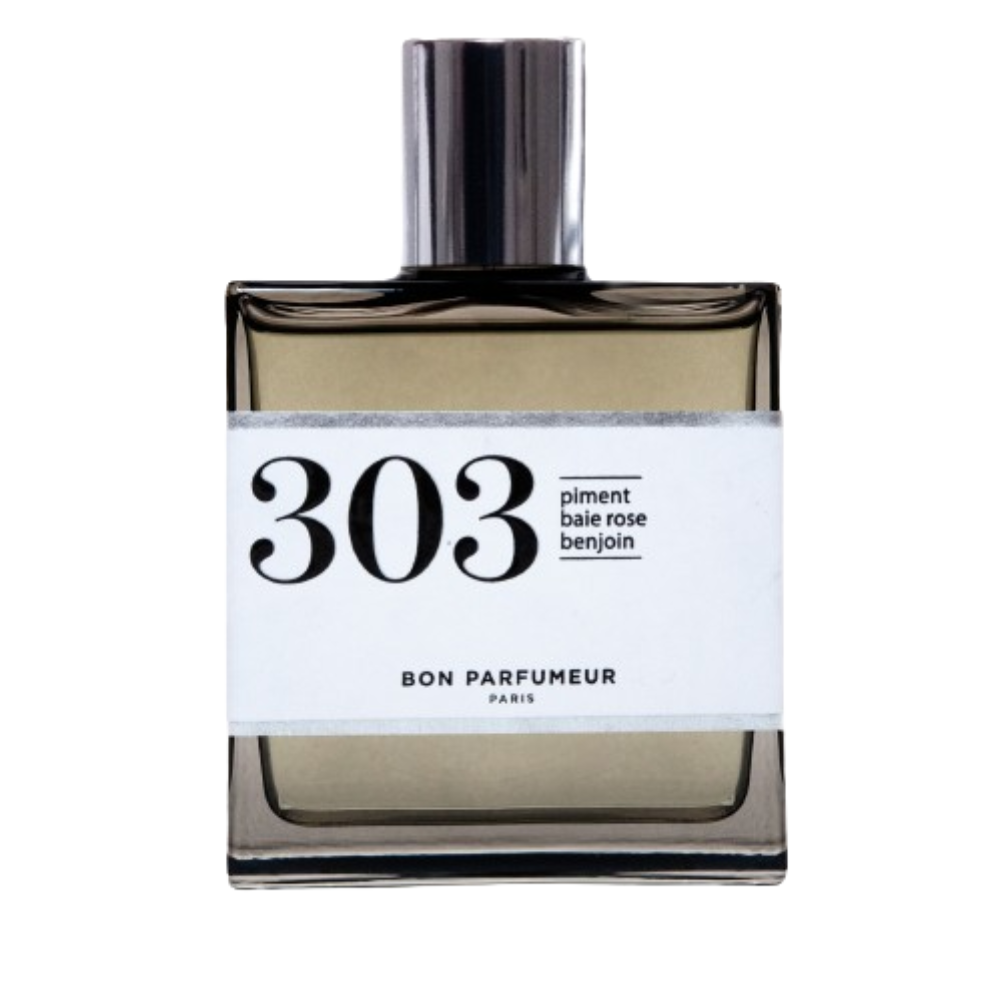 303 Chilly Pepper, Pink Berry, Benzoin EDP