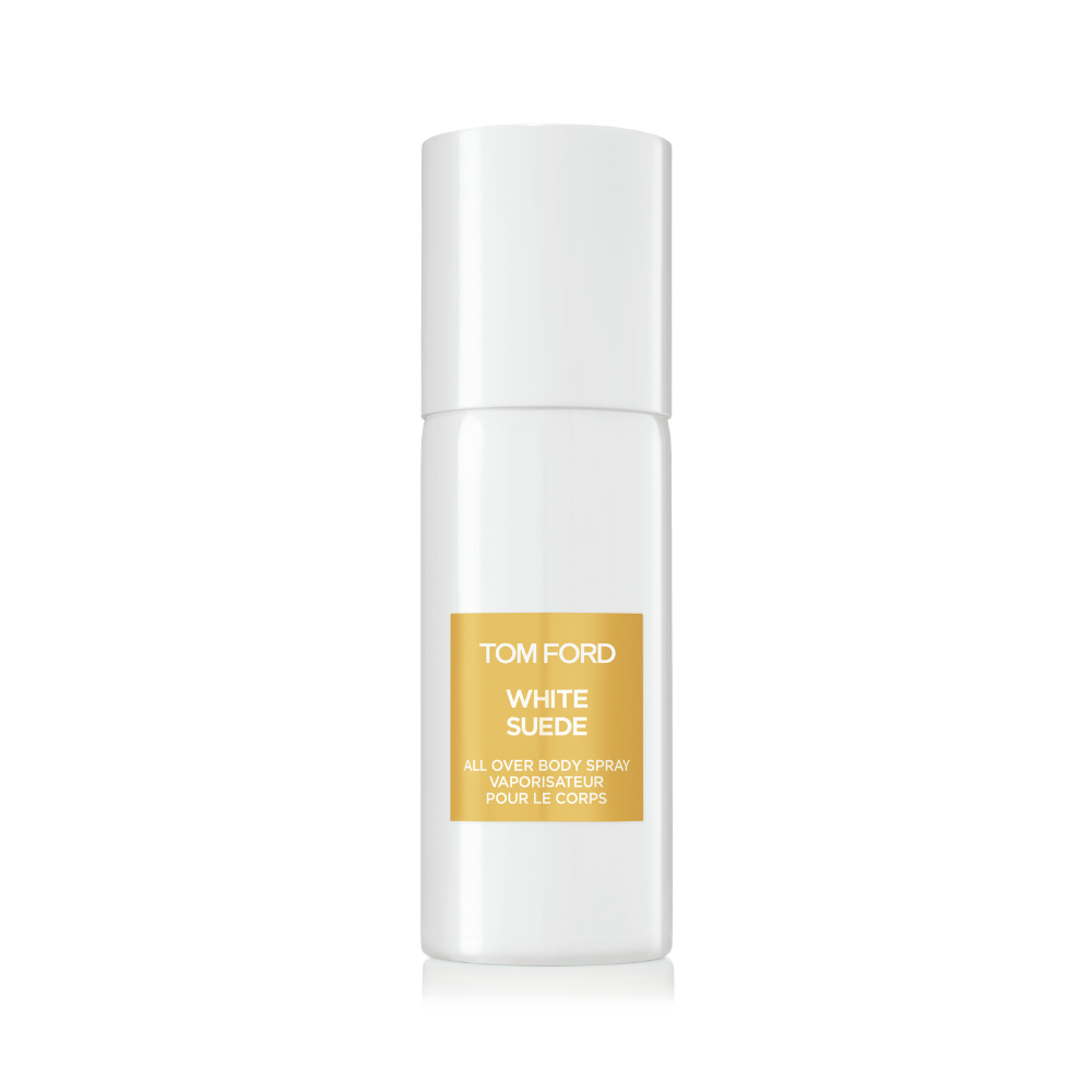 White Suede All Over Body Spray